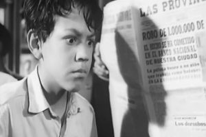 Cartel película documental el niño que robó un millón
